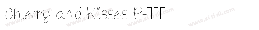 Cherry and Kisses P字体转换